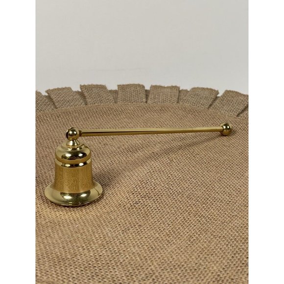 VINTAGE Partylite 9 inch Chatham Candle Snuffer BRASS N6035 FREE SHIPPING! - Picture 1 of 9